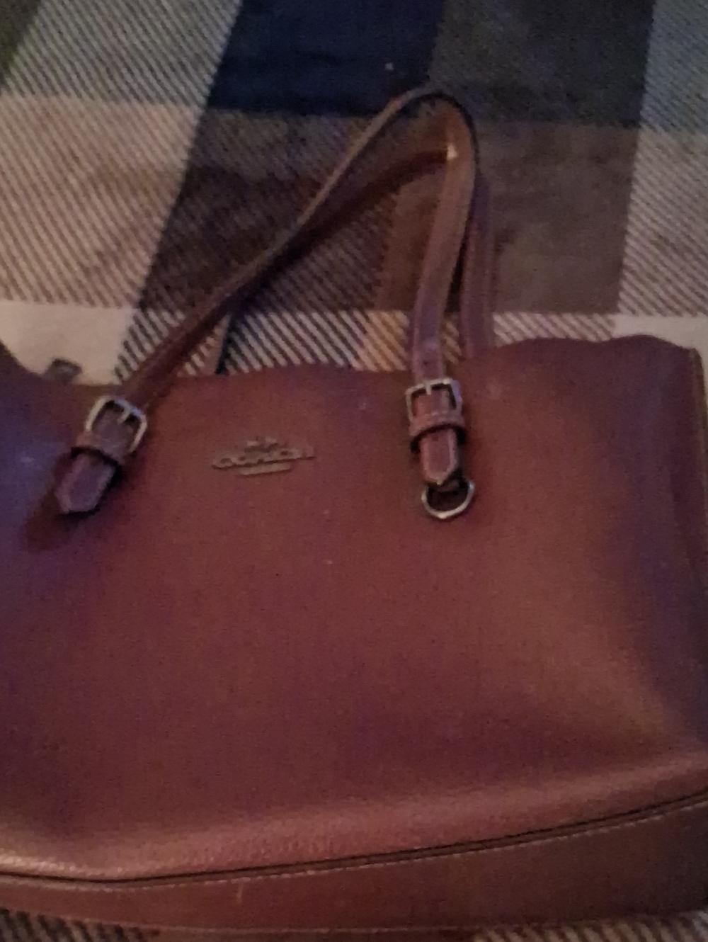 Coach Brown Leather Tote